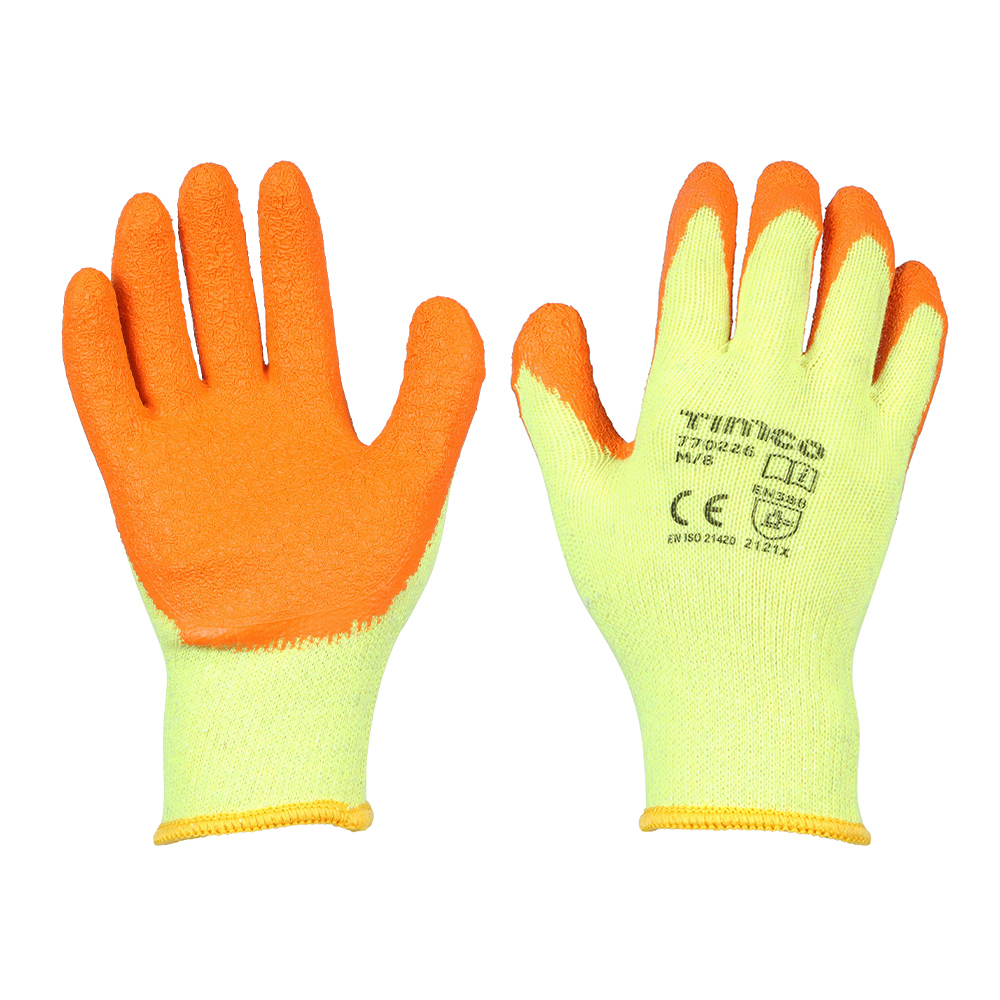Eco Grip Gloves - Crinkle Latex Coated Polycotton